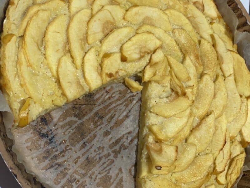 Cliquez pour zoomer ! Tarte aux pommes sans pâte Thermomix par stephanie_398