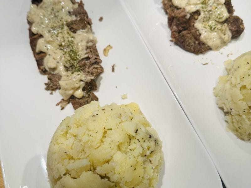 Cliquez pour zoomer ! Ecrasé de pommes de terre à l’huile d’olive Thermomix par sabrynou