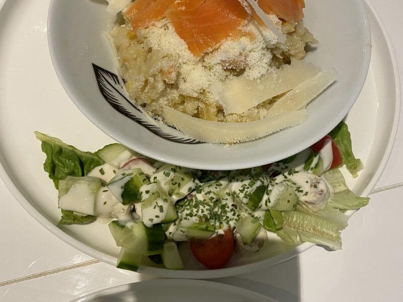 Risotto poireaux et saumon fumé au Thermomix - Cookomix
