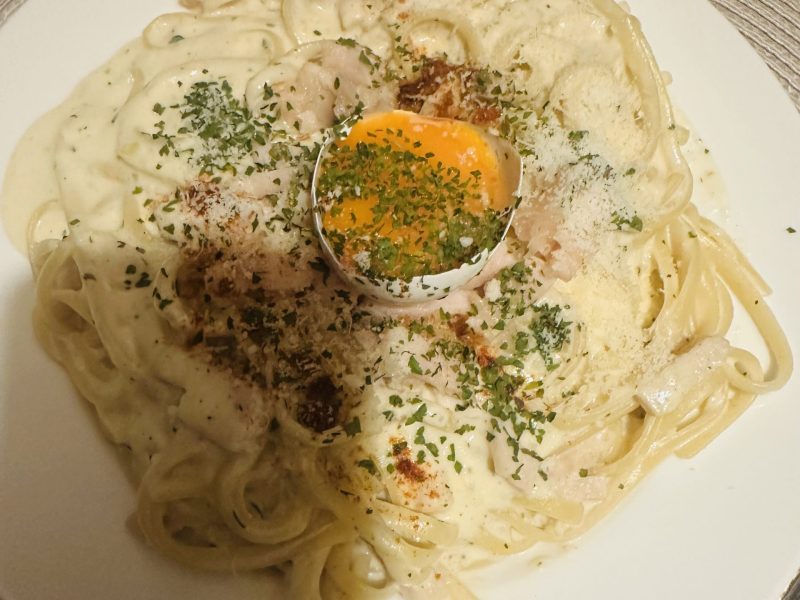 Cliquez pour zoomer ! Pâtes carbonara Thermomix par sabrynou