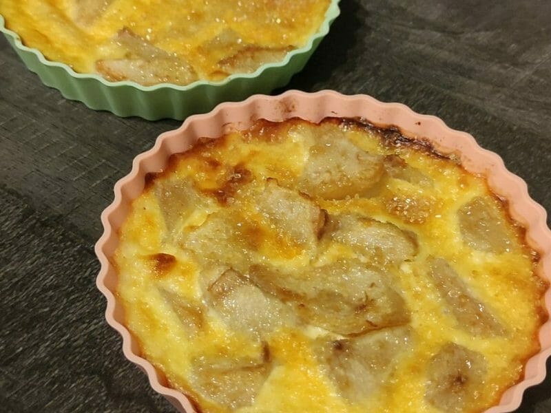 Cliquez pour zoomer ! Petits flans à la poire Thermomix par kamstyle