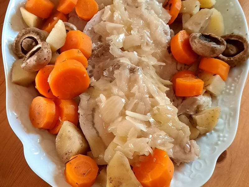 Cliquez pour zoomer ! Roti de porc sauce échalote Thermomix par barbe81