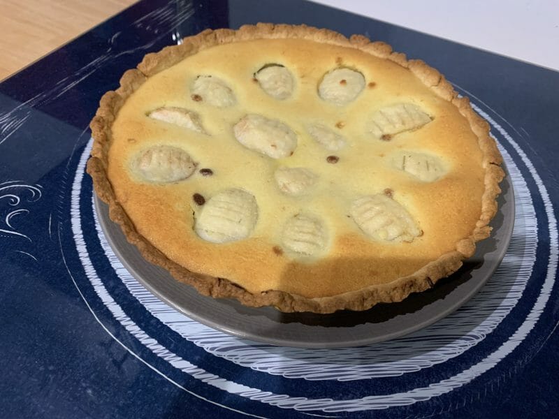 Cliquez pour zoomer ! Tarte aux poires sur lit de chocolat Thermomix par stefyfou66