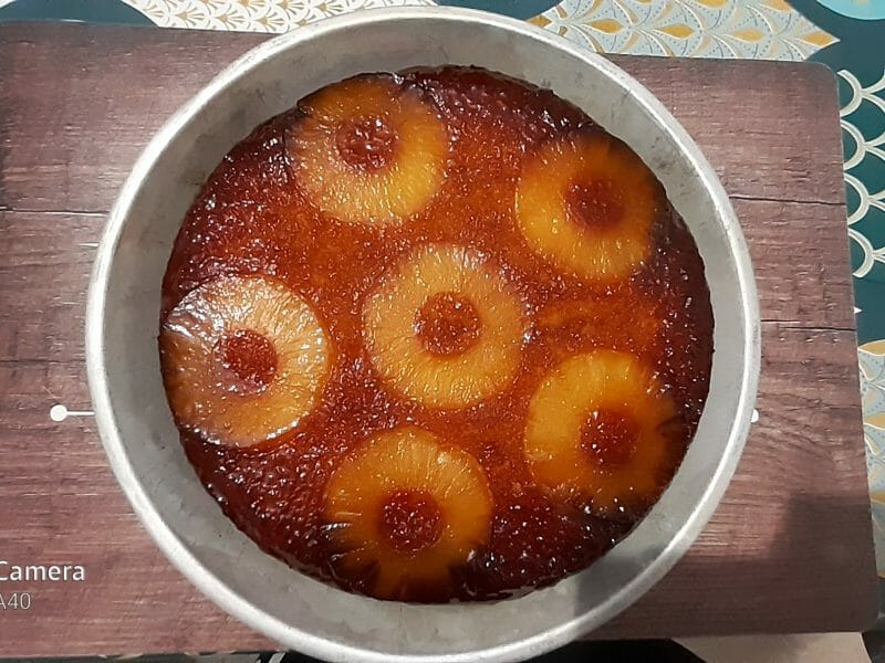 Cliquez pour zoomer ! Gâteau renversé à l’ananas Thermomix par flower19