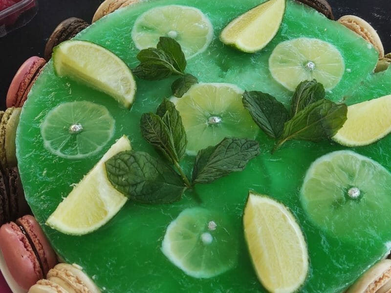 Cliquez pour zoomer ! Bavarois Mojito Thermomix par beb