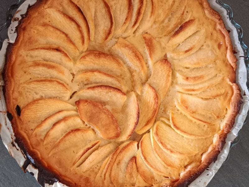 Cliquez pour zoomer ! Tarte aux pommes alsacienne Thermomix par marina2904