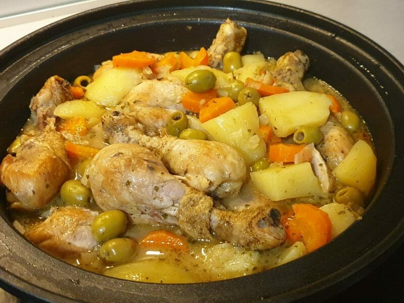 Cliquez pour zoomer ! Tajine de poulet aux olives Thermomix par jersey974