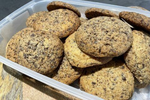 Cliquez pour zoomer ! Cookies à la noix de coco et pépites de chocolat Thermomix par Stef70210