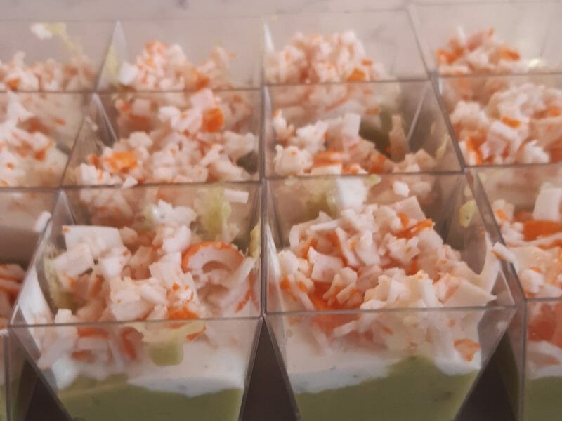 Cliquez pour zoomer ! Verrines saumon avocat Thermomix par Stef70210