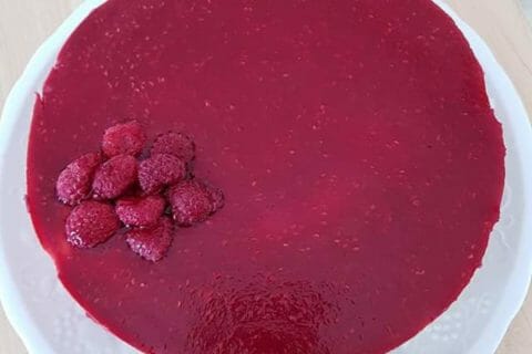 Cliquez pour zoomer ! Bavarois aux framboises Thermomix par didinemix