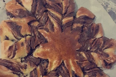Cliquez pour zoomer ! Brioche étoilée au Nutella Thermomix par carla_25