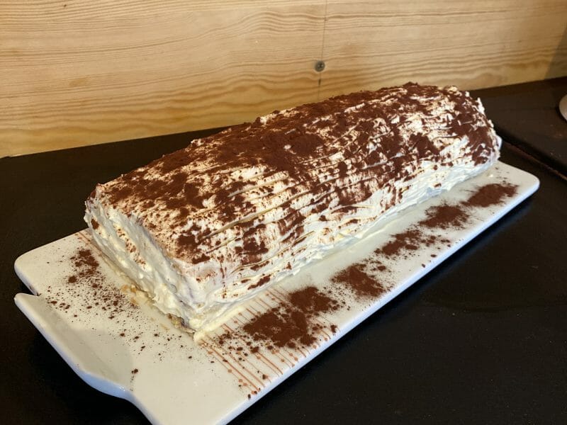 Cliquez pour zoomer ! Bûche Tiramisu Thermomix par chioudouf