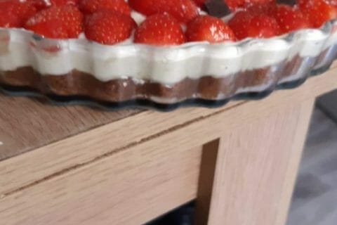 Cliquez pour zoomer ! Tarte aux fraises sans cuisson Thermomix par elodie_403
