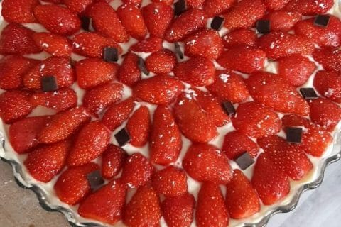 Cliquez pour zoomer ! Tarte aux fraises sans cuisson Thermomix par elodie_403