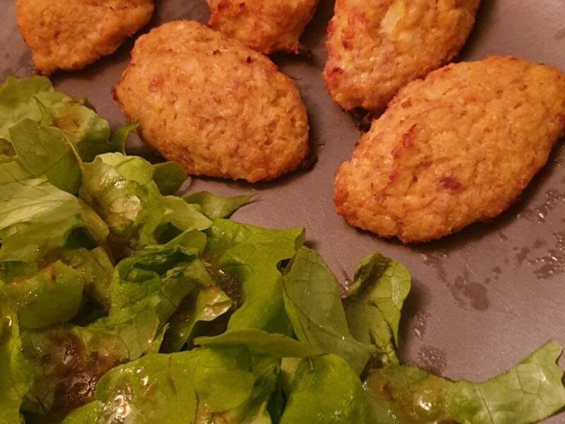 Cliquez pour zoomer ! Croquettes de chou-fleur au jambon cru Thermomix par mimou_1