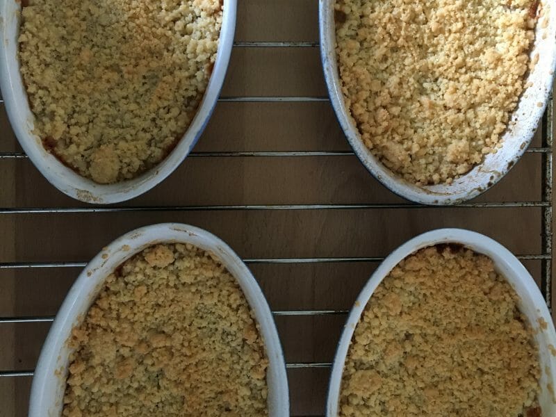 Cliquez pour zoomer ! Crumble aux Pommes Thermomix par Coraly