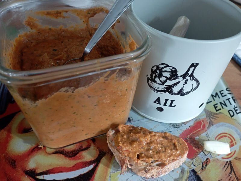 Cliquez pour zoomer ! Pesto d’aubergines et tomates Thermomix par solelou