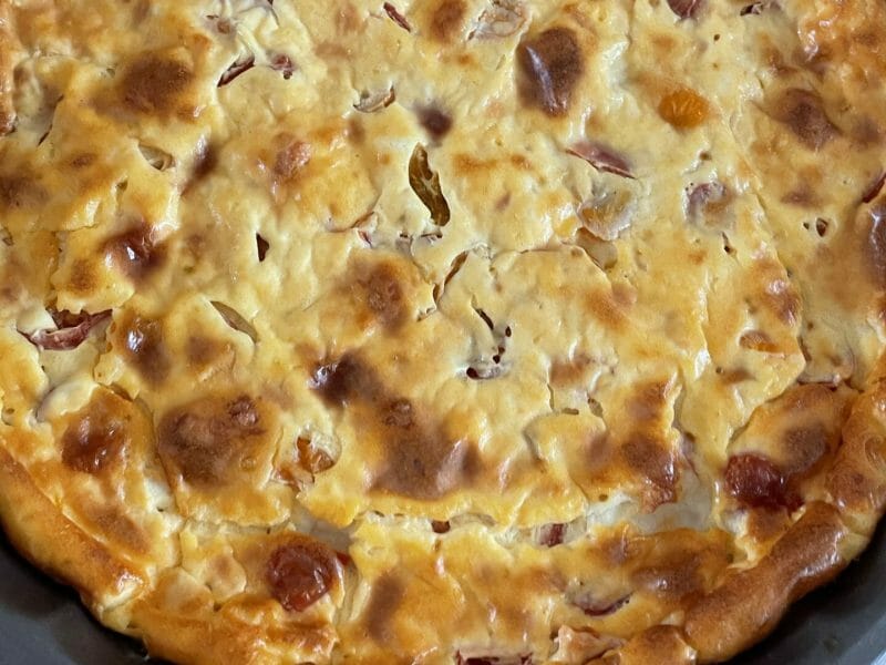 Cliquez pour zoomer ! Clafoutis tomates cerises et fromage de chèvre Thermomix par Genie
