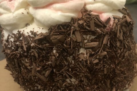 Cliquez pour zoomer ! Bûche forêt noire Thermomix par maranatha