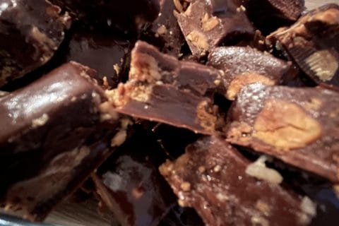 Cliquez pour zoomer ! Caramiel au chocolat et fruits secs Thermomix par sarahpagn