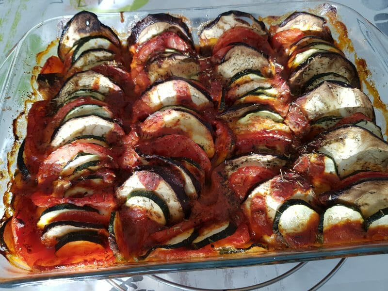 Cliquez pour zoomer ! Tian de légumes et mozarella Thermomix par lisacook72