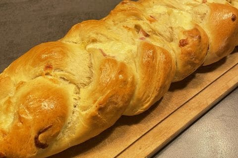 Cliquez pour zoomer ! Brioche salée jambon fromage Thermomix par mariecluz