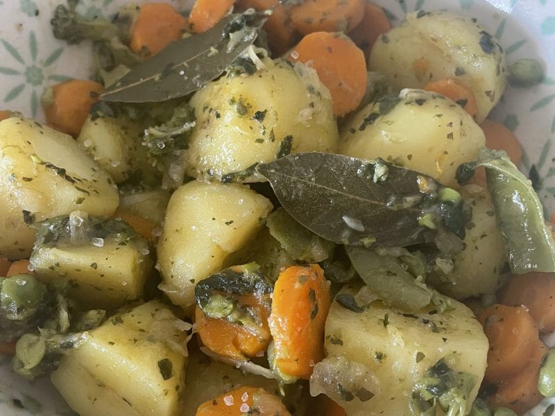 Cliquez pour zoomer ! Jardinière de légumes aux lardons Thermomix par mariecluz