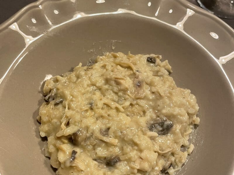 Cliquez pour zoomer ! Risotto poulet et champignons Thermomix par mariecluz