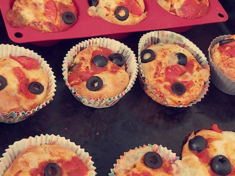 Cliquez pour zoomer ! Muffins salés façon pizza Thermomix par marine_306