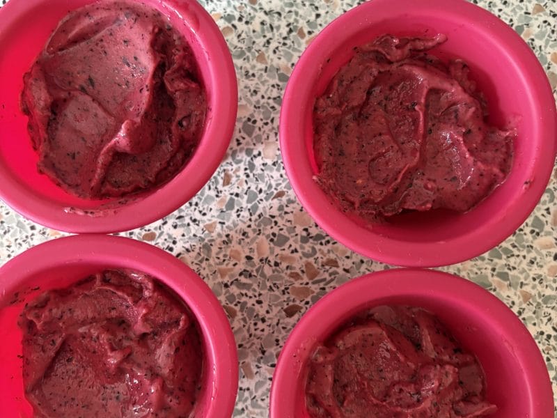 Cliquez pour zoomer ! Glace aux myrtilles Thermomix par gessie