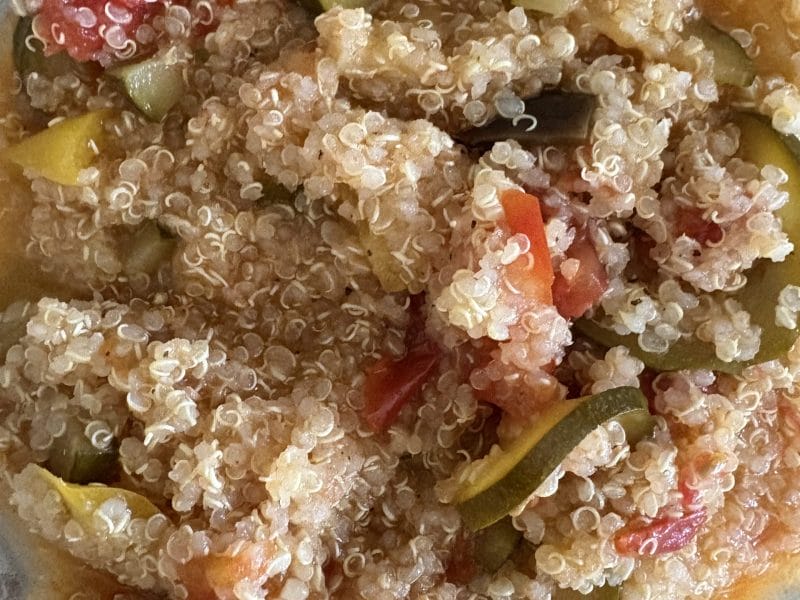 Cliquez pour zoomer ! Salade de quinoa mexicaine Thermomix par gessie