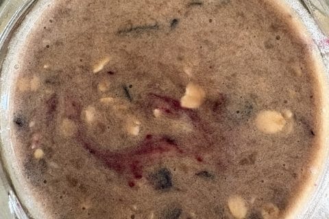 Cliquez pour zoomer ! Purée de banane aux fruits rouges Thermomix par gessie