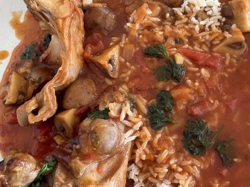 Cliquez pour zoomer ! Lapin sauce chasseur Thermomix par gessie