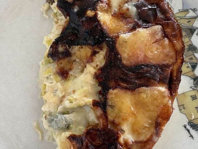 Cliquez pour zoomer ! Flamiche aux poireaux et gorgonzola Thermomix par gessie
