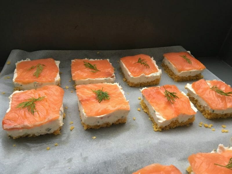 Cliquez pour zoomer ! Cheesecake au saumon sans cuisson Thermomix par Aureliaco