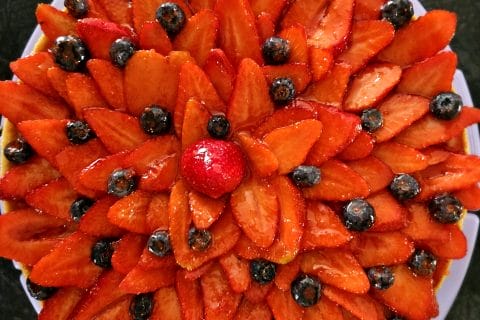 Cliquez pour zoomer ! Tarte aux fraises Thermomix par Tibonite