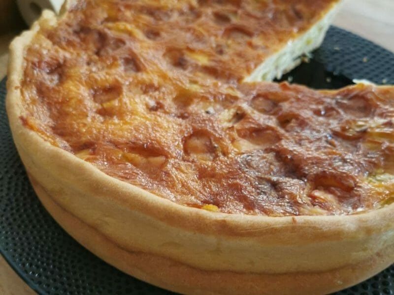 Cliquez pour zoomer ! Gâteau poireaux, lardons et fromage Thermomix par julie_417