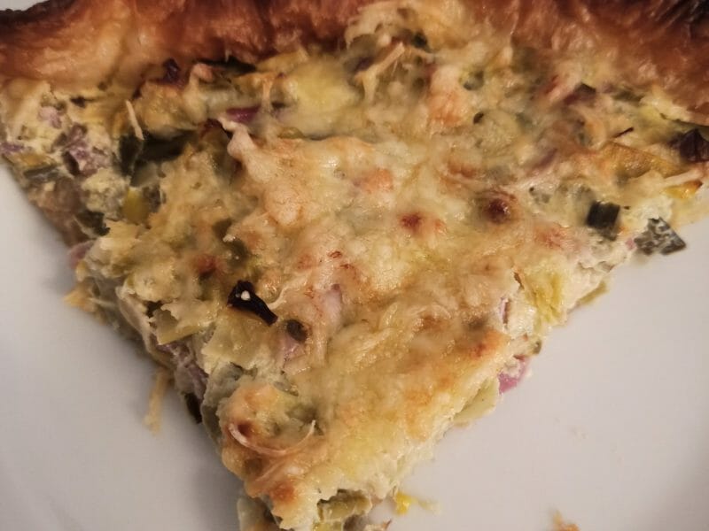 Cliquez pour zoomer ! Tarte aux poireaux Thermomix par amandine24750