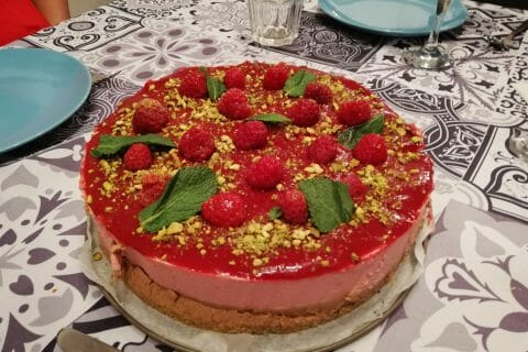 Cliquez pour zoomer ! Bavarois aux framboises Thermomix par dani330