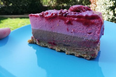 Cliquez pour zoomer ! Bavarois aux framboises Thermomix par dani330