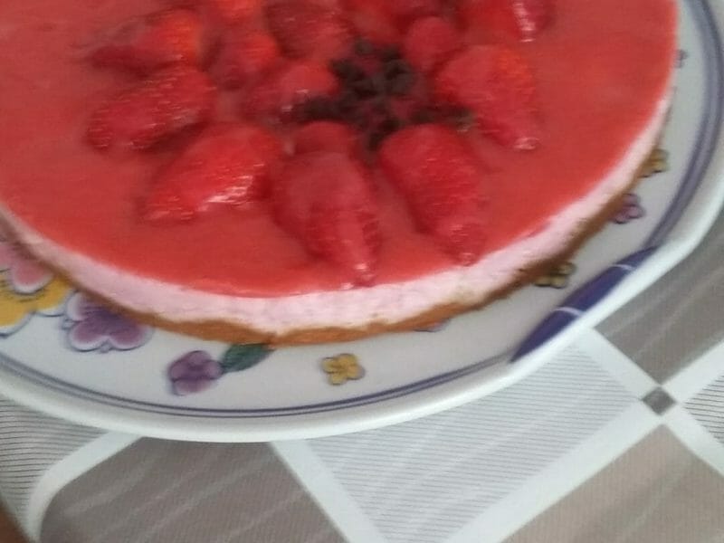 Cliquez pour zoomer ! Bavarois aux fraises Thermomix par nidele