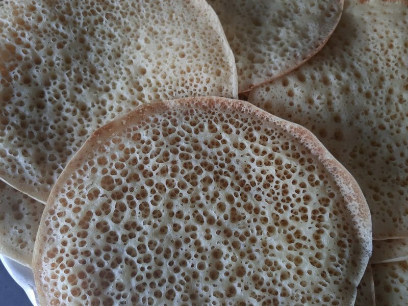 Cliquez pour zoomer ! Baghrir – Crêpes mille trous Thermomix par sarahait