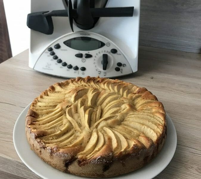 Cliquez pour zoomer ! Gâteau aux pommes et mascarpone Thermomix par pepite13