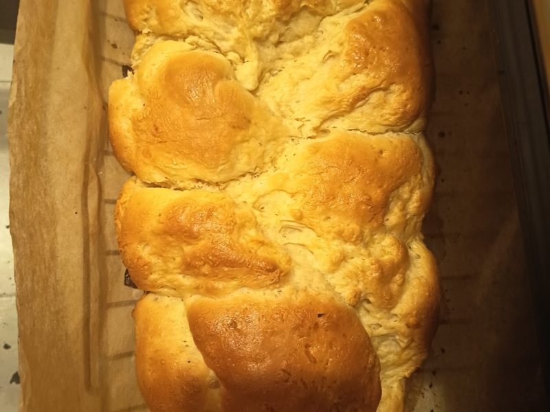 Cliquez pour zoomer ! Brioche tressée à la mie filante Thermomix par Lula