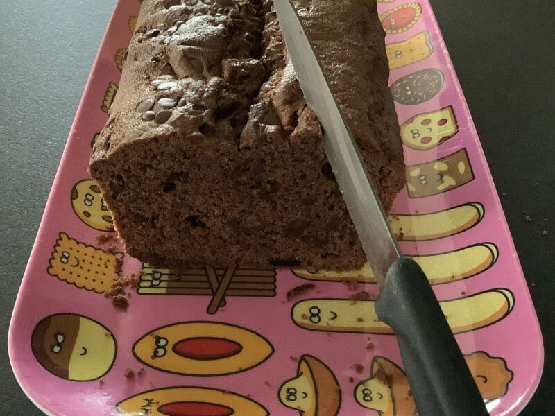 Cliquez pour zoomer ! Cake au chocolat et cranberries Thermomix par flogo