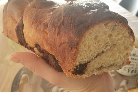 Cliquez pour zoomer ! Cozonac – Brioche roumaine aux noix et chocolat Thermomix par sandrakhelf58