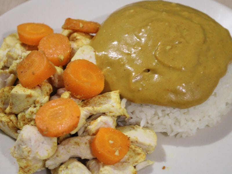 Cliquez pour zoomer ! Poulet coco aux 3 épices Thermomix par marlo913