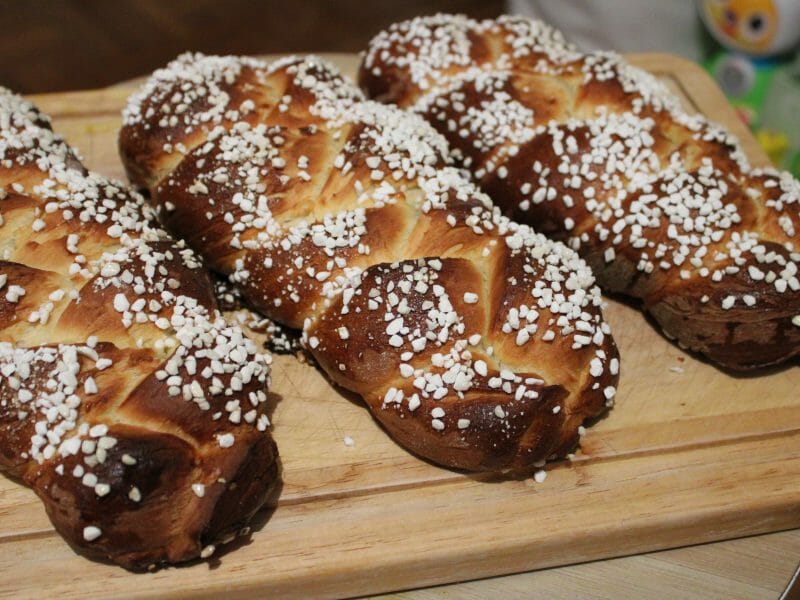 Cliquez pour zoomer ! Brioche tressée à la mie filante Thermomix par marlo913