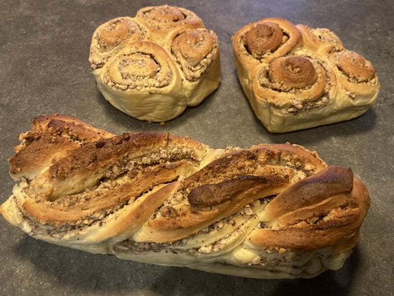 Cliquez pour zoomer ! Brioche tressée aux noisettes Thermomix par polyne87