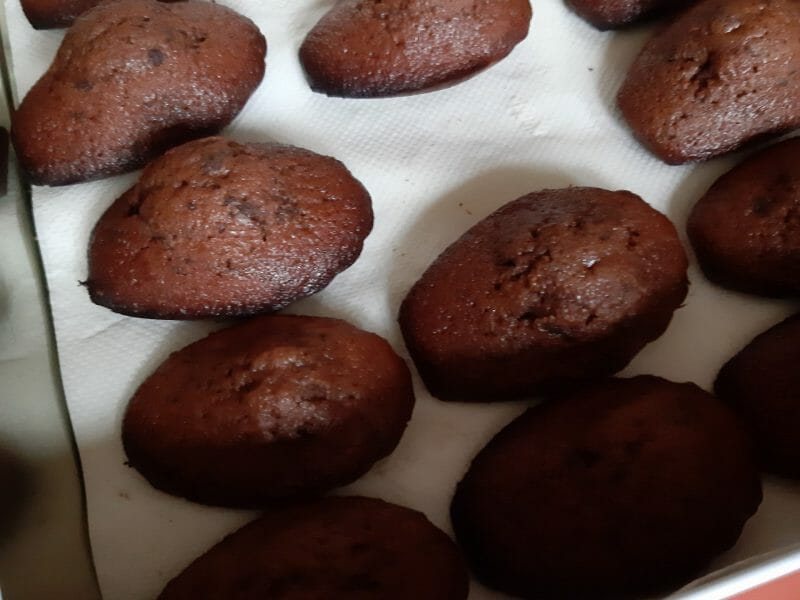 Cliquez pour zoomer ! Madeleines au chocolat Thermomix par sylvie1281